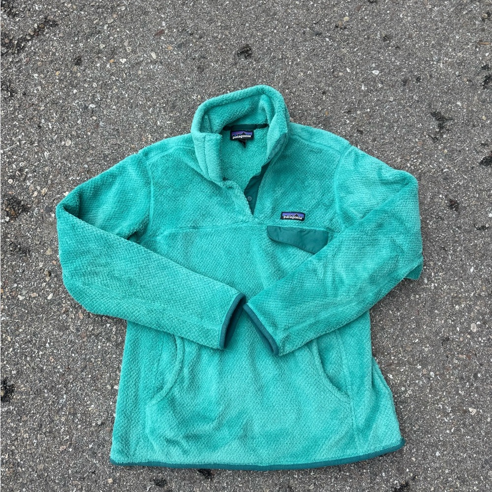 Patagonia Teal Snap-T Pullover